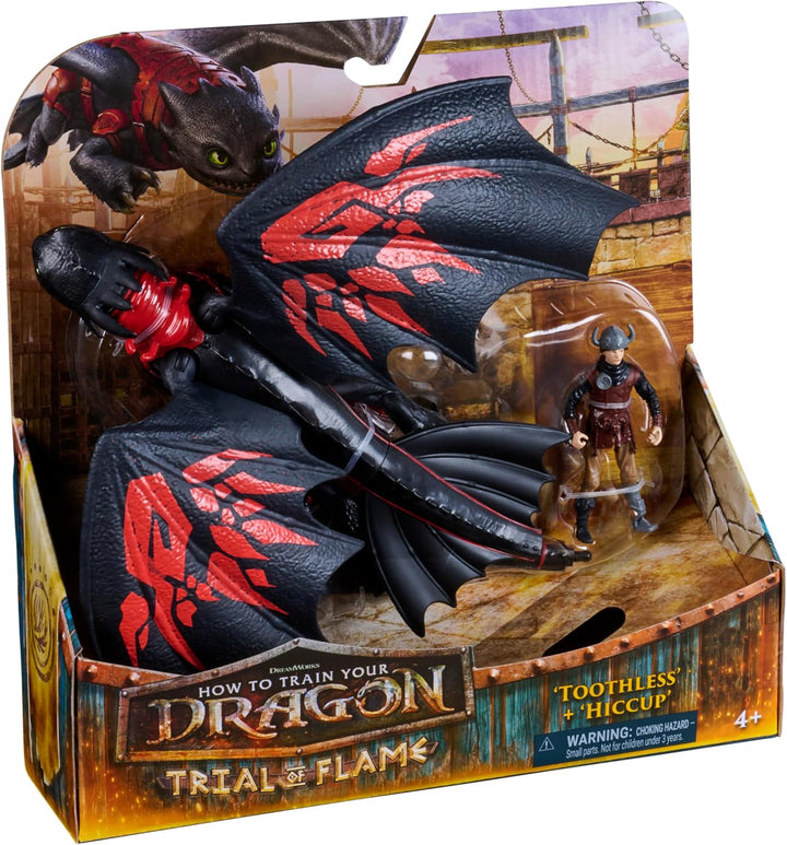 Dreamworks Dragons, Drachenzähmen leicht gemacht - Wikinger & Drachen Actionfiguren-Set, Hicks und O