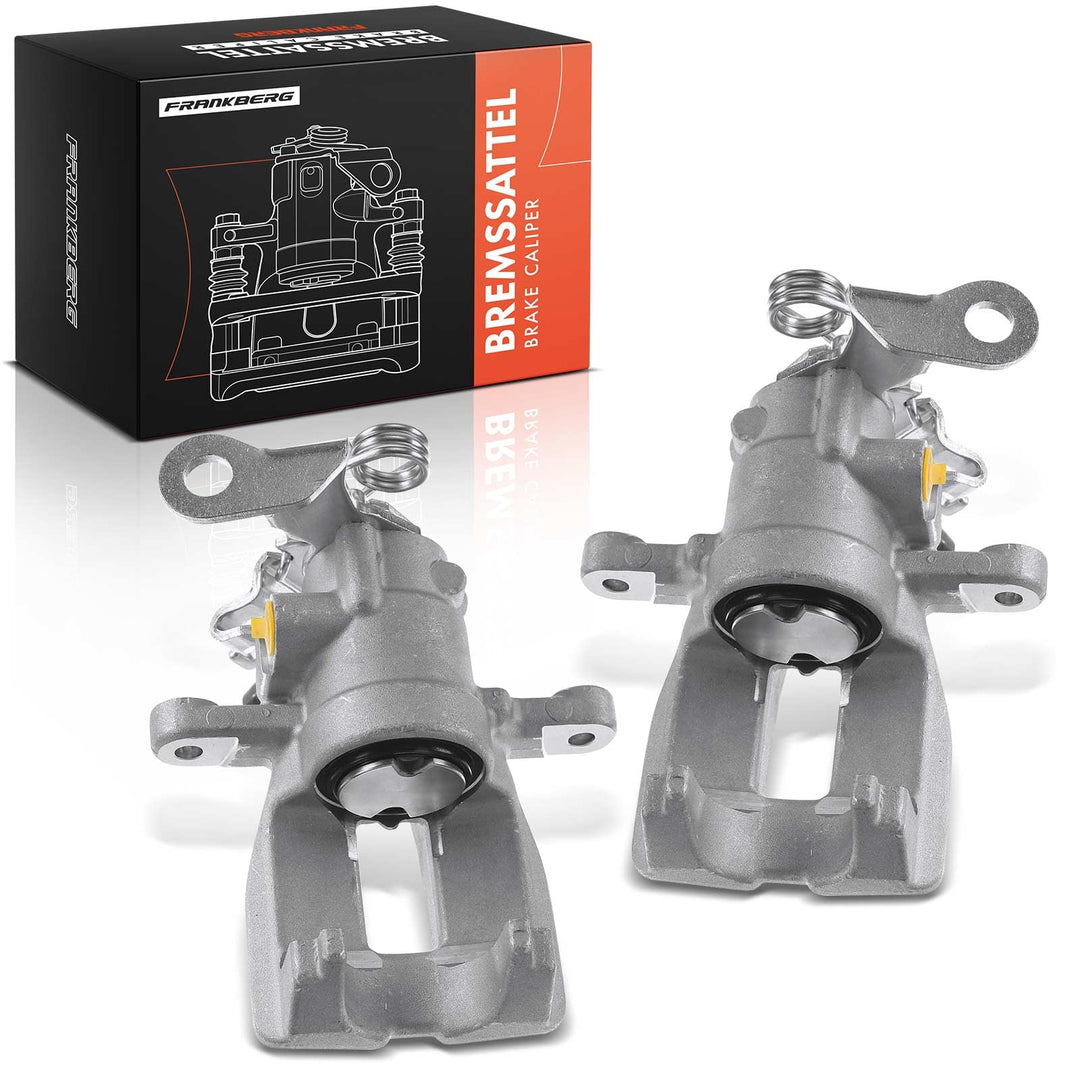 Frankberg 2x Bremssattel Bremszange Hinten Kompatibel mit Bravo II 1.4L-2.0L 2006-2016 Multipla 1.6L