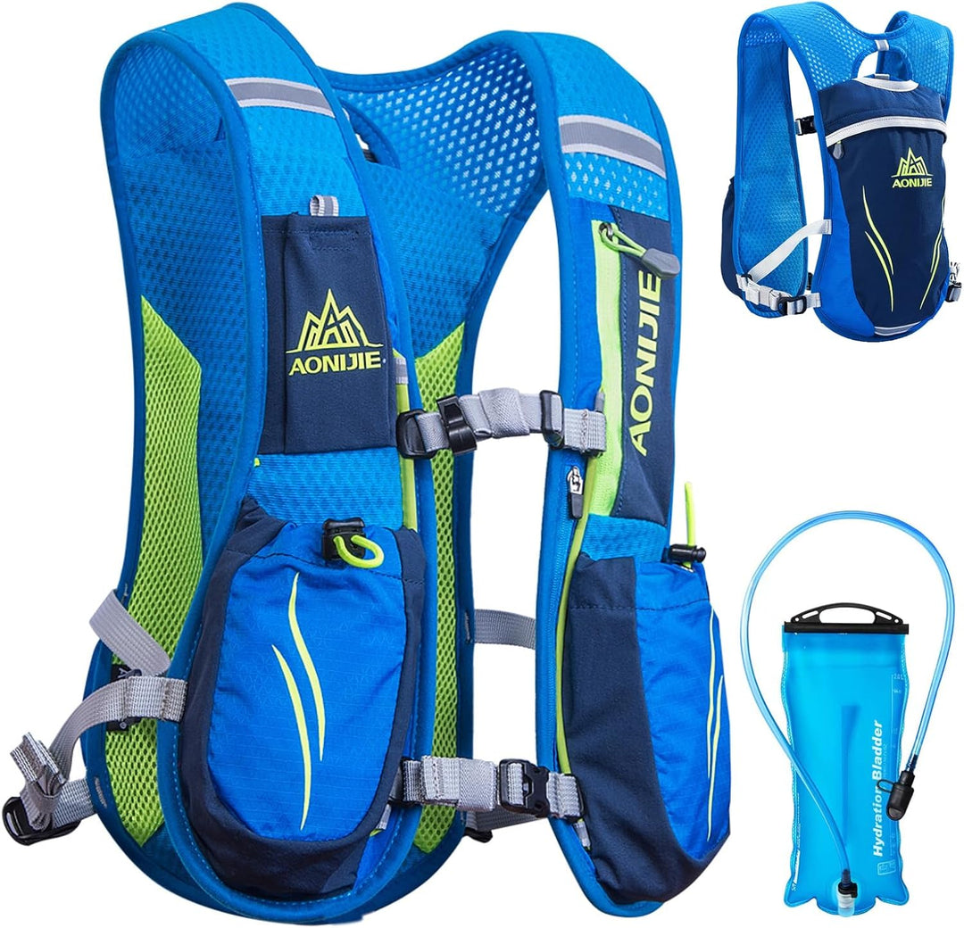 TRIWONDER Ultraleicht Trinkrucksack, 5.5L Laufrucksack, Trailrunning Rucksack, Hydration Pack im Fre