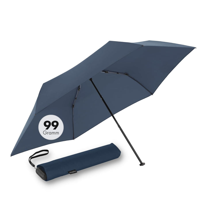 Doppler Taschenschirm Zero,99 Flat I Ultra leichter Regenschirm I Kleiner Schirm I Mini Regenschirm