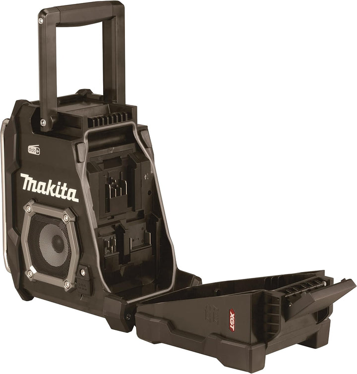 Makita MR003GZ01 Baustellen-Radio, 12 V, max. 40 V Li-Ionen-Akku, CXT/LXT/XGT DAB/DAB+, Akku und Lad