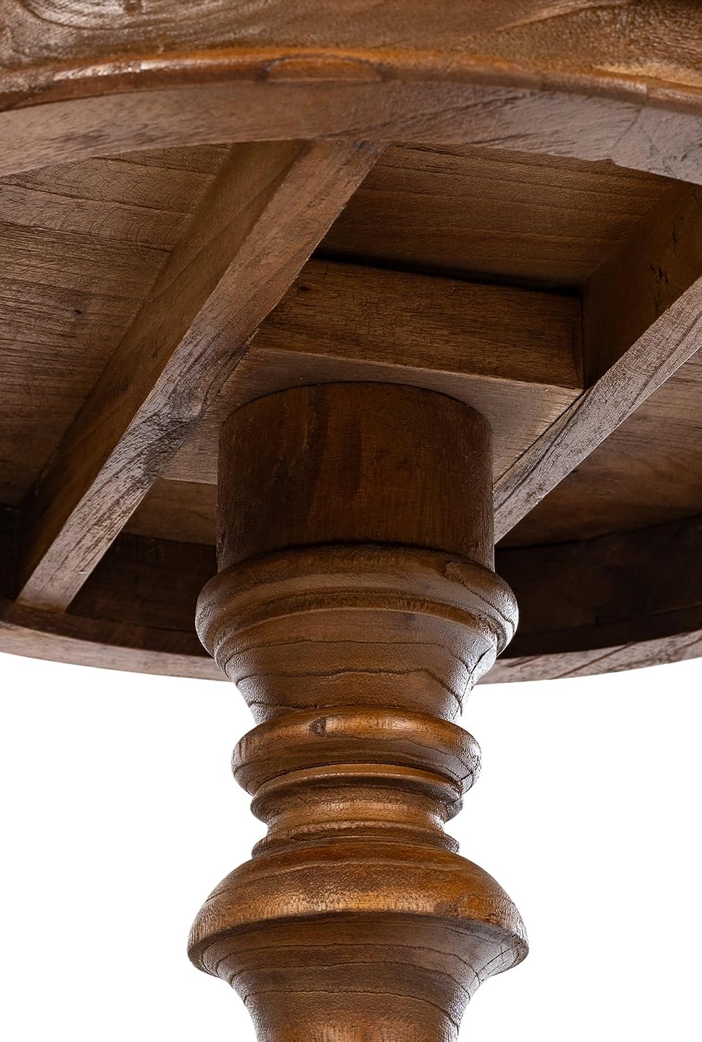 CLP Beistelltisch Wiva rund Holz, Holztisch 50cm Durchmesser für Wohnzimmer und Esszimmer, aus hochw