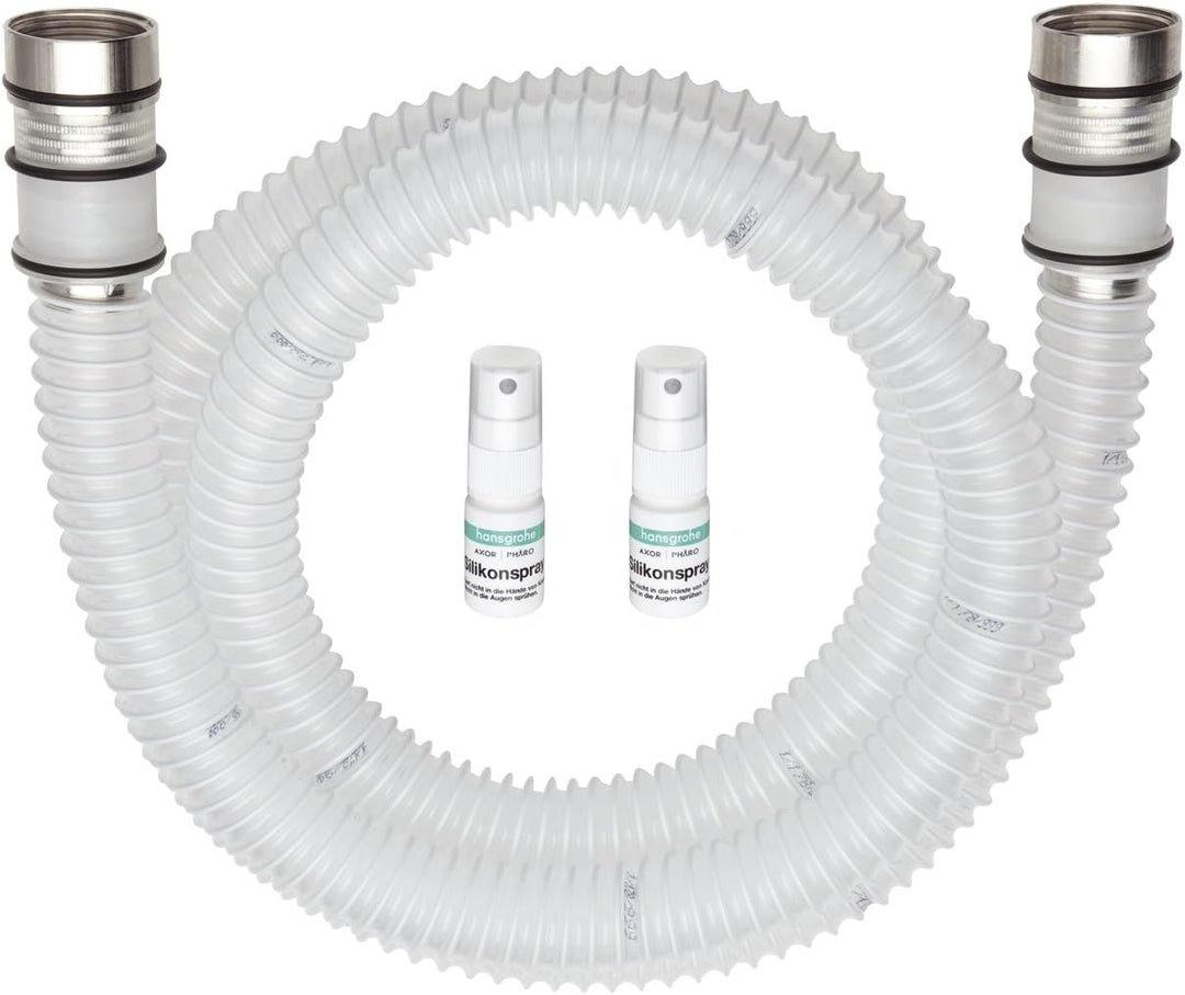 hansgrohe Secuflex Schutzschlauch für 3-Loch und 4-Loch-Armaturen, Mehrfarbig