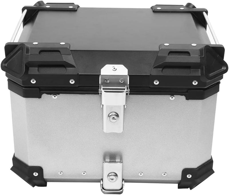 BigKing Motorrad Heckbox,Professionelle CNC Aluminiumlegierung Aufbewahrungsbox Universal Top Case (