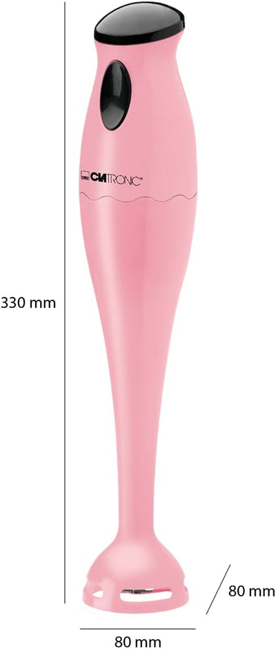 Clatronic Stabmixer/Pürierstab/Blender/Stab-Mixer/Stick/Mixstab SM 3577; Edelstahl-Schlagmesser; für