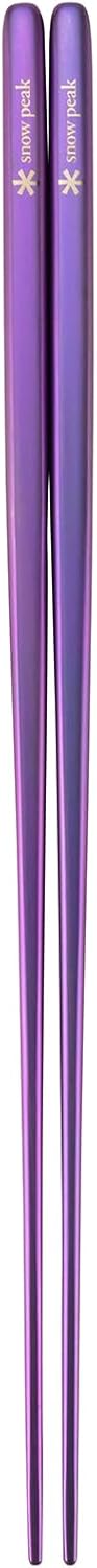 Snow Peak Titanium Chopsticks, Purple, Purple