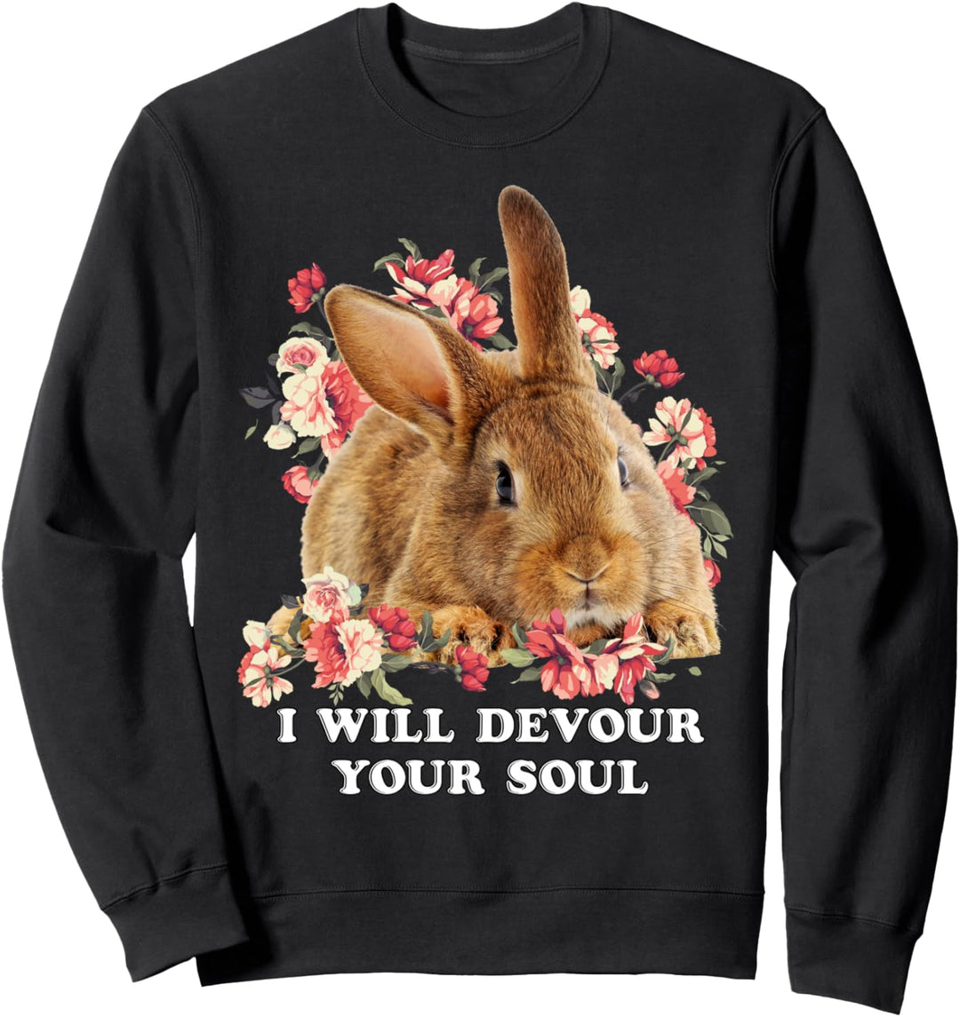 Trendy Bunny Devours Souls Sweatshirt