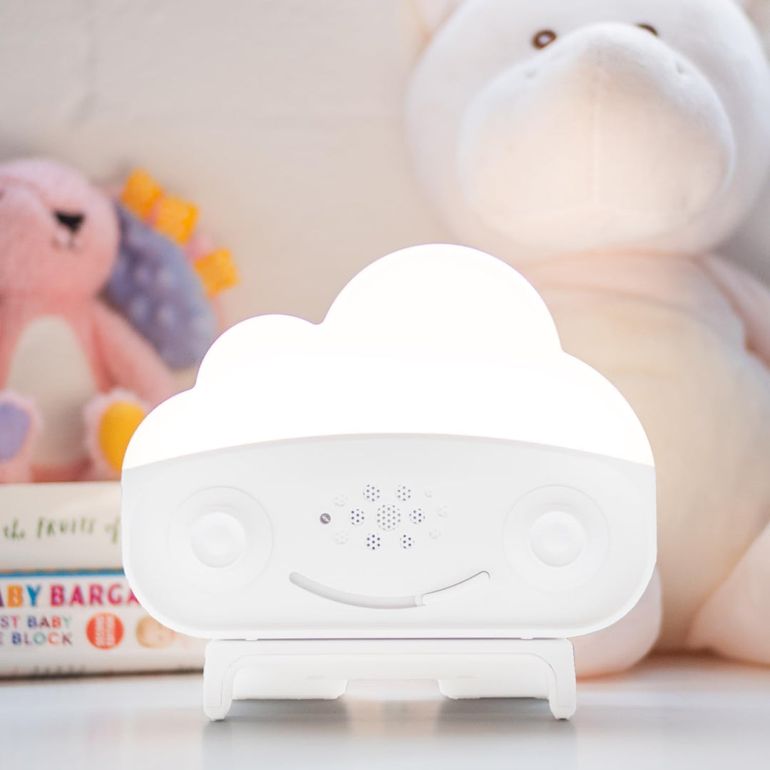 Happiest Baby SNOObie Smart White Noise Machine – Tragbare Baby-Sound-Maschine mit Nachtlicht – 12 S