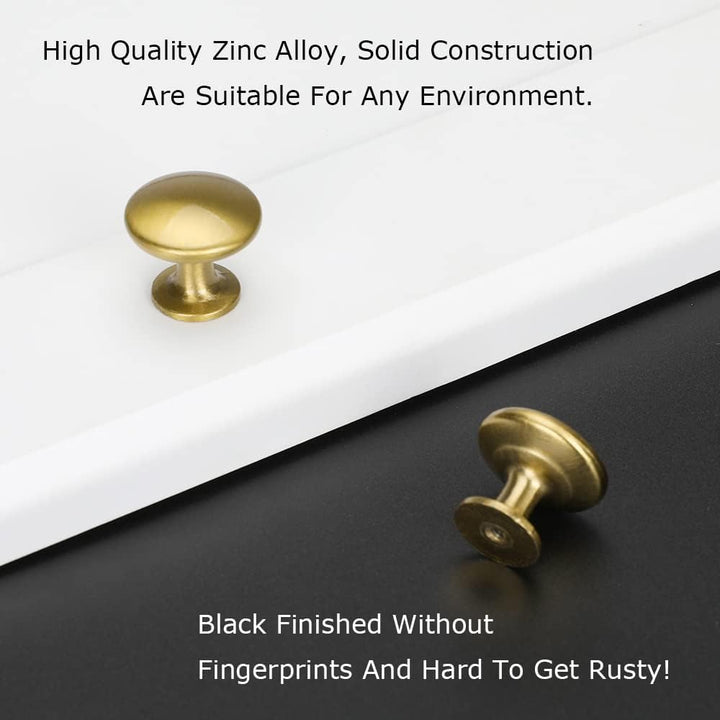 LONTAN 20 Stück Möbelknöpfe Gold Küchenknöpfe Schrankknöpfe Türknopf Gold Schrankknöpfe Vintage Schu