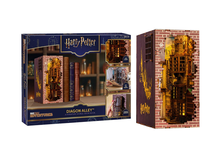 Revell Modellbausatz Tiny Adventures I Diagon Alley Harry Potter I 3D Miniaturhaus I DIY Book Nook H