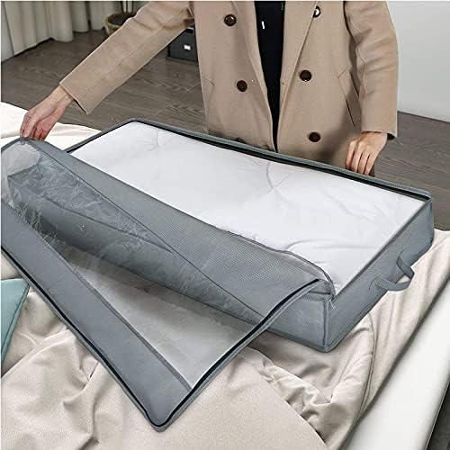 2 Stück Premium Unterbettkommode, Unterbett-Aufbewahrungsbehälter für unter dem Bett, Decken Organis