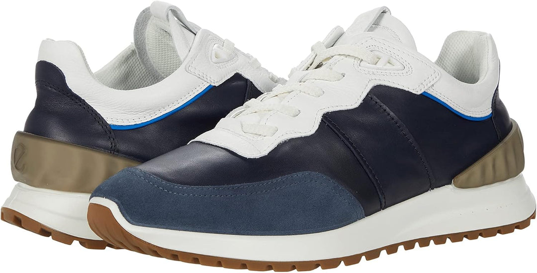 ECCO Herren Astir Retro Sneaker 41/41.5 EU Ombrã Nachthimmel Hellweiã Dynastie, 41/41.5 EU Ombrã Nac