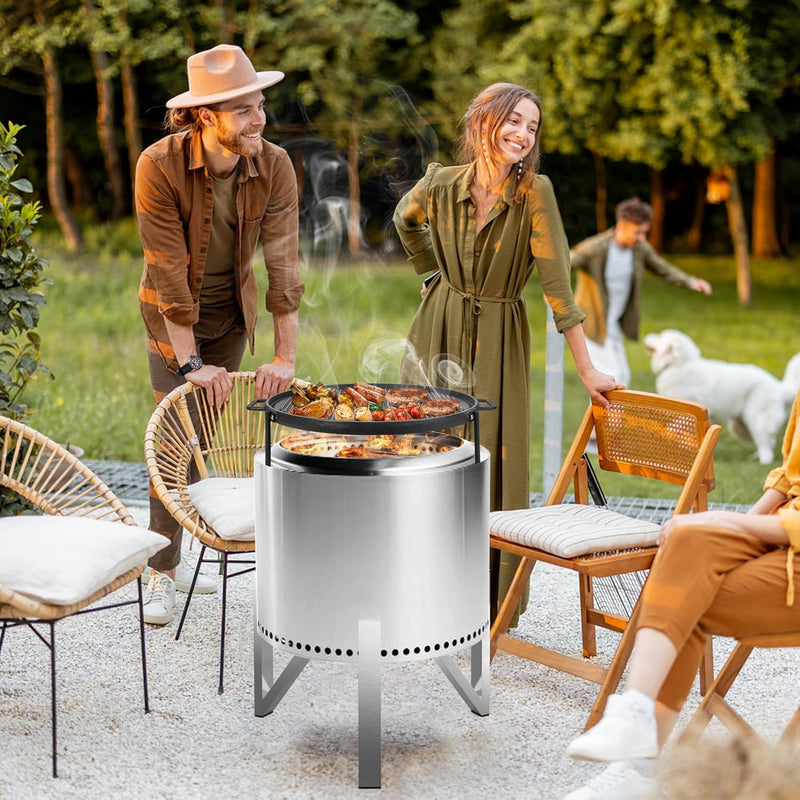 Onlyfire Feuerstellen Ständer für Solo Stove Ranger 38,1 cm und Bonfire 49,5 cm Feuerstelle, Edelsta