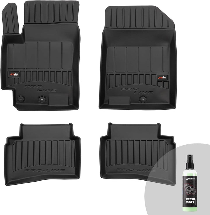 FROGUM ProLine 3D Gummimatten Exklusiven Auto Fussmatten Autofussmatten für Kia Rio IV 2017-2020, fü
