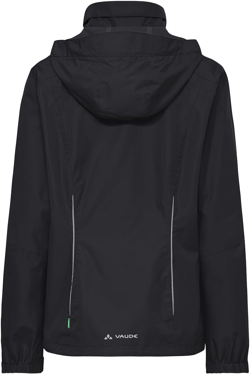 VAUDE Escape Bike Light Regenjacke Damen – Gefütterte Regenjacke mit 2-Lagen Membran, reflektierende