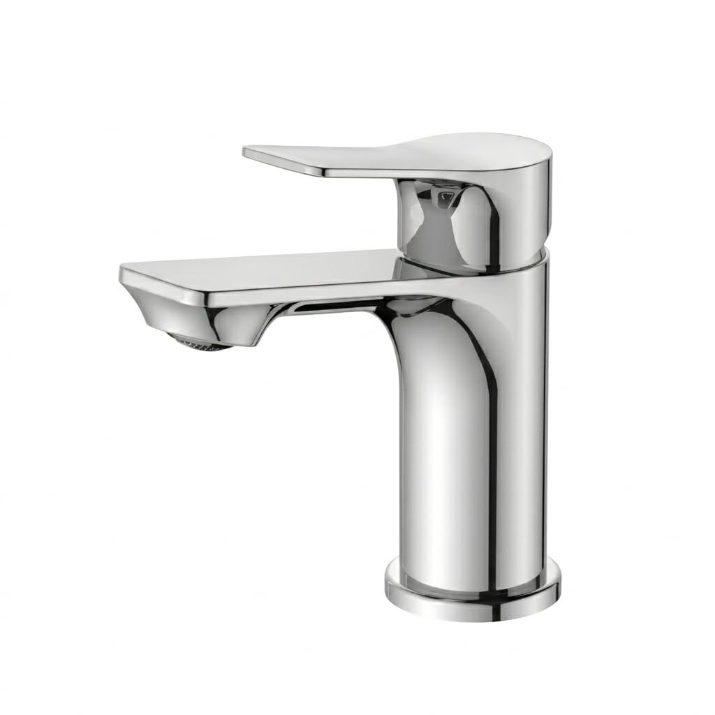BELZ Wasserhahn Bad, Einhebel-badarmatur, Armatur Badezimmer, Mischbatterie Bad, Höhe 86 mm, Energie