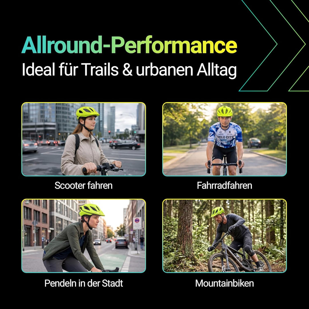 KED MTB Fahrradhelm SPIRI II Trend, gelb M (52-58cm), M (52-58cm)