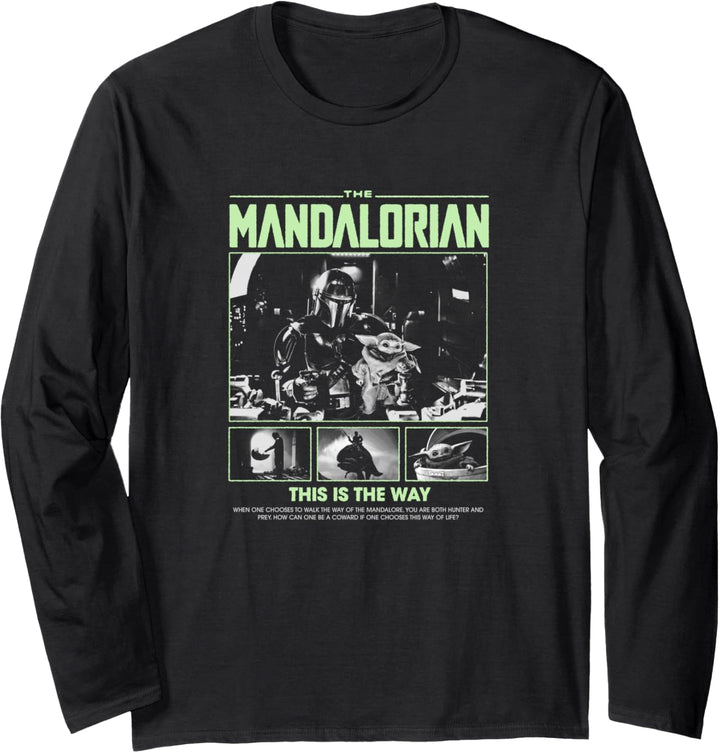 Star Wars The Mandalorian Origins Langarmshirt