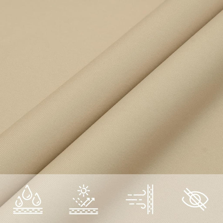 vidaXL Sonnensegel Wasserfest Sonnenschutz Windschutz Sonnendach UV Schutz Garten Terrasse Balkon Ox