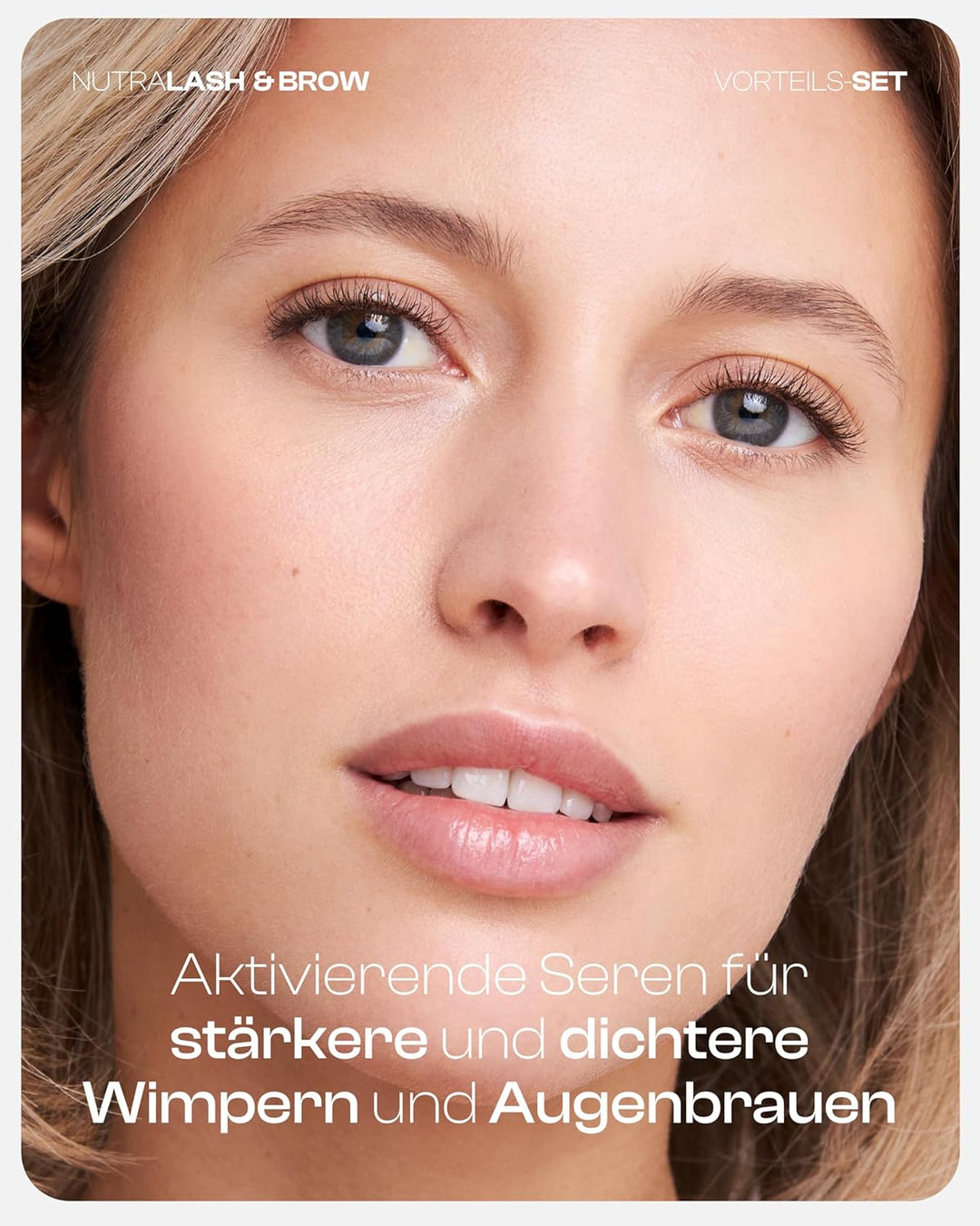 Nutracosmetic – Vorteils-Set NutraBrow Eyebrow Enhancer &amp; Nutralash Eyelash Formula 2.0 I Dichte Aug