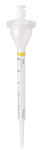 Eppendorf 0030089642 Advanced Combitips, Biopur, Einzeln Verpackt, 1.0 mL, Gelb (100-er Pack), gelb