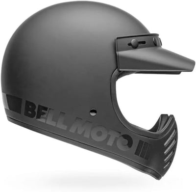 Bell Moto-3 Classic Motocross Helm (Black Matt,L (59/60))