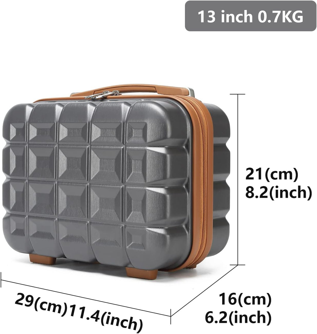 KONO Hartschale Kosmetikkoffer Beautycase Klein Beauty Case Hartschale ABS Handgepäck Gepäck-Sets fü