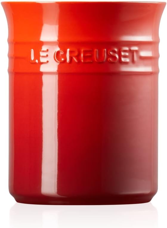 Le Creuset Topf für Kochkellen aus Steinzeug, 1,1 Liter, Kirschrot, 71501110600001, Kirschrot