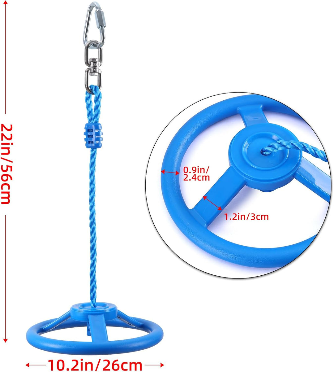 PELLOR Kinder Klettern Ringe, Klettergeräte, Turnringe für Kinder, Multifunktion Turnringe, Kletterr