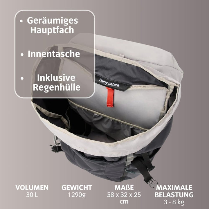 VAUDE Rucksaecke30-39L Brenta 30 Einheitsgrösse Schwarz, Einheitsgrösse Schwarz