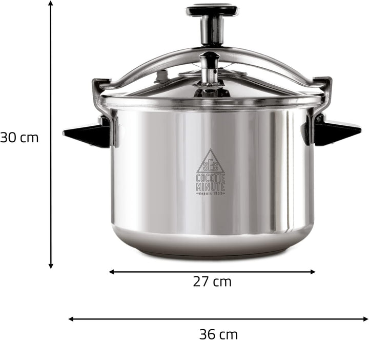 8l schnellkochtopf aus edelstahl - p05311