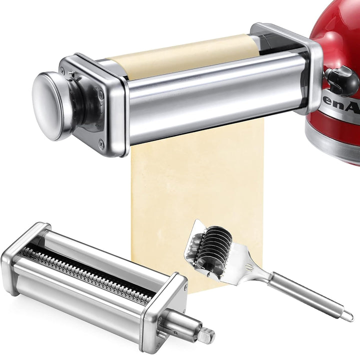 Gdrtwwh Nudelroller & Spaghettischneider Aufsätze Set für KitchenAid Standmixer/PHISINIC Standmixer,