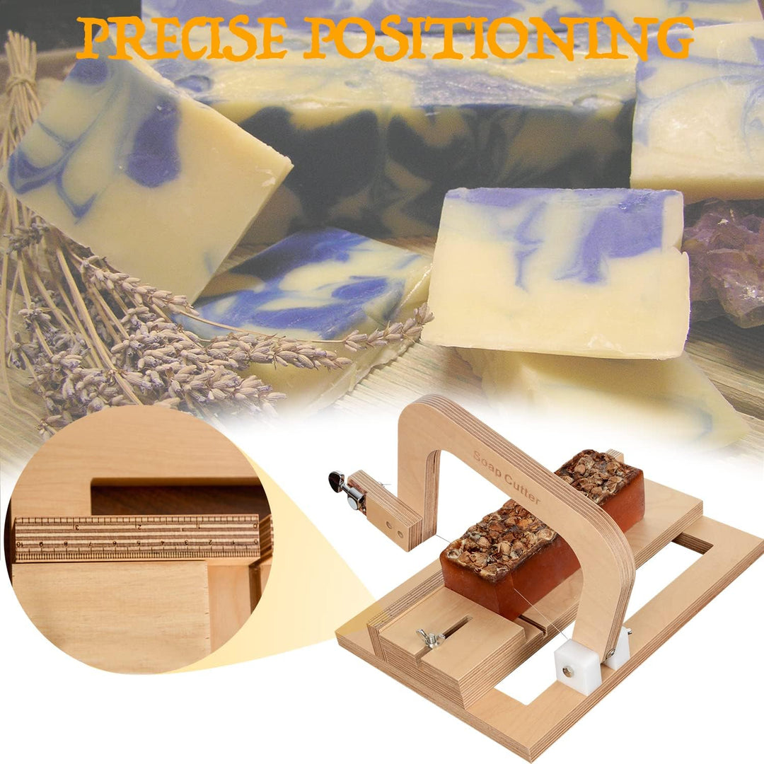 Holzseifenschneider Einstellbarer Drahtschneider Schneidwerkzeug für handgemachte Seifenherstellung