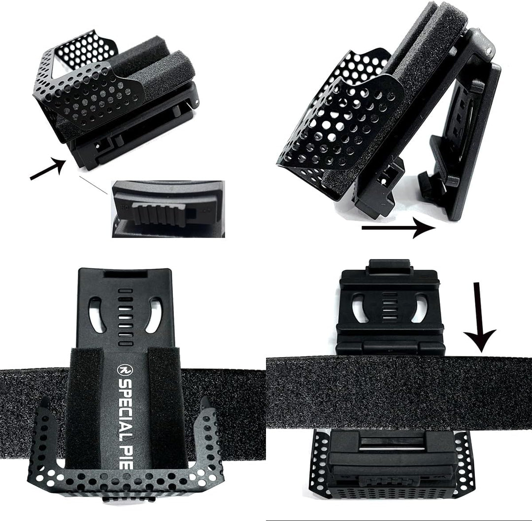 M1A2 Shot Timer case Schwarz-Metall, Schwarz-Metall
