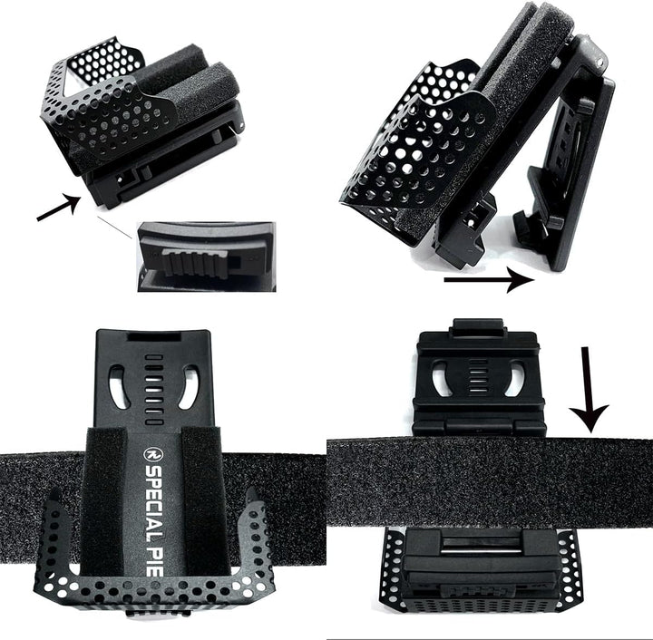 M1A2 Shot Timer case Schwarz-Metall, Schwarz-Metall