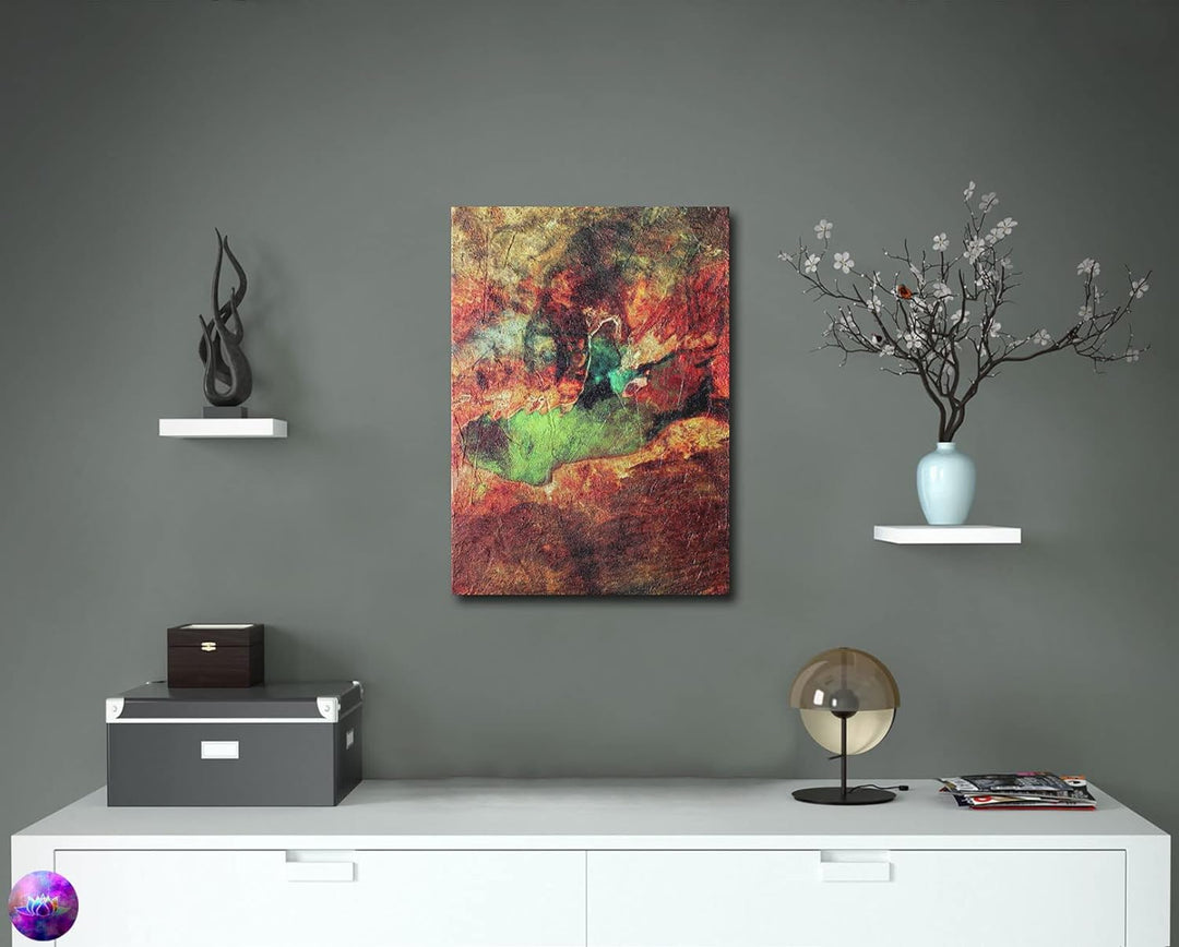 Original Gemälde Abstrakte Malerei Unikat - Strukturgemälde Acrylgemälde Moderne Kunst Wandkunst Hom