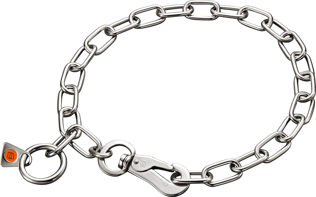 Sprenger Hundehalskette mit Sprenger Haken aus Edelstahl 3mm I Grösse individuell einstellbar I Hals