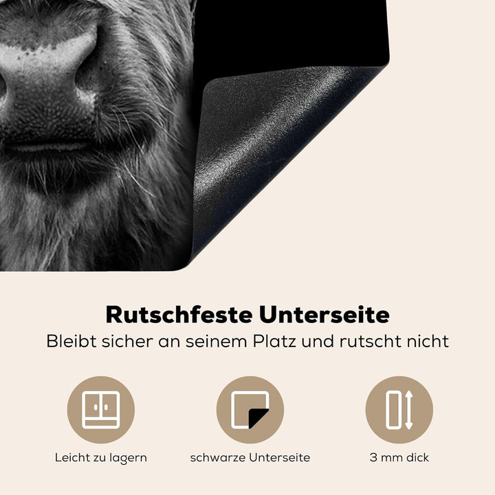 KitchenYeah© Herdabdeckplatte Einteilig Induktionsmatte Küche Abdeckung Ceranfeld Herd Abdeckplatte