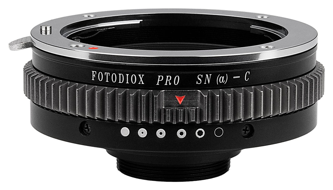 Fotodiox Pro Lens Mount Adapter Compatible with Sony A-Mount and Minolta AF Lenses to C-Mount Camera