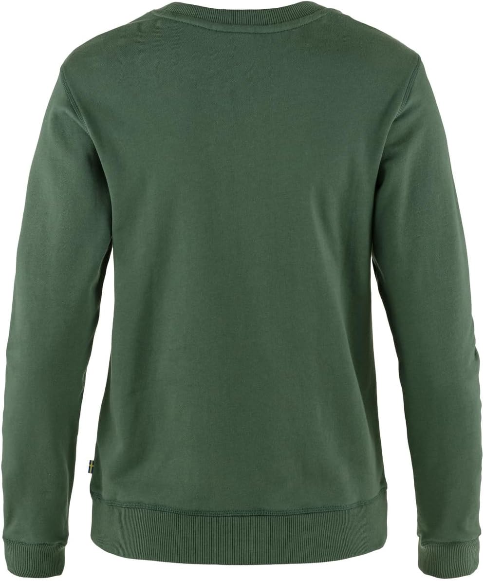Fjallraven Damen 1960 Logo Badge Sweater W Sweatshirt XS Deep Patina, XS Deep Patina