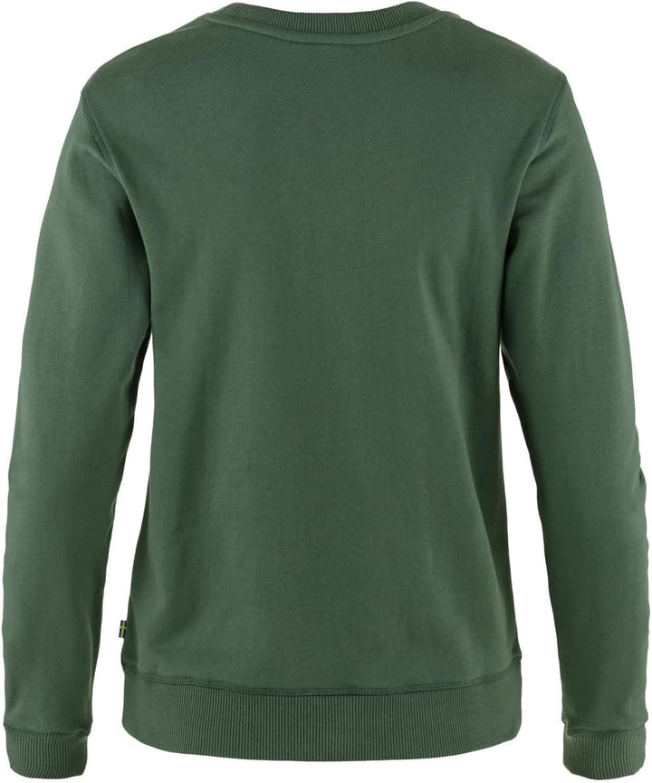 Fjallraven Damen 1960 Logo Badge Sweater W Sweatshirt XS Deep Patina, XS Deep Patina