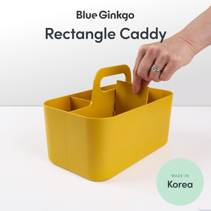 BLUE GINKGO Stapelbarer Organizer-Caddy – Tragbare Aufbewahrung aus Korea für Bad, Büro, Bastel- ode