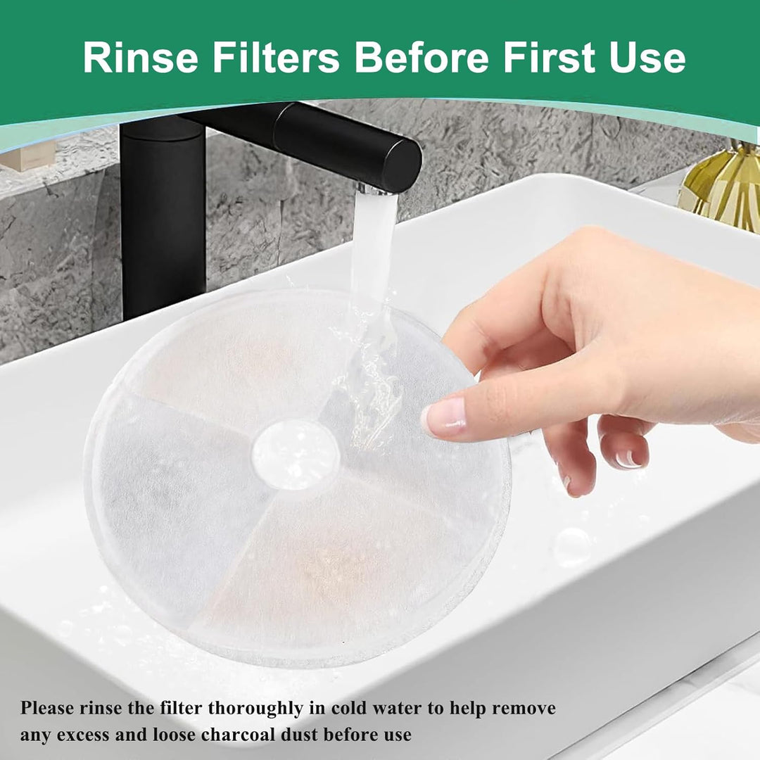 8 Stück Ersatzfilter für Trinkbrunnen, Katzenbrunnen Filter für 3L/100oz Katzenbrunnen ‎43742W ‎4374