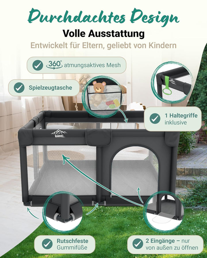 Laufstall Baby Fence – [NEU 2025] – Laufgitter Baby Laufstall Playpen Kind, Laufgitter &amp; Ställe, Kin
