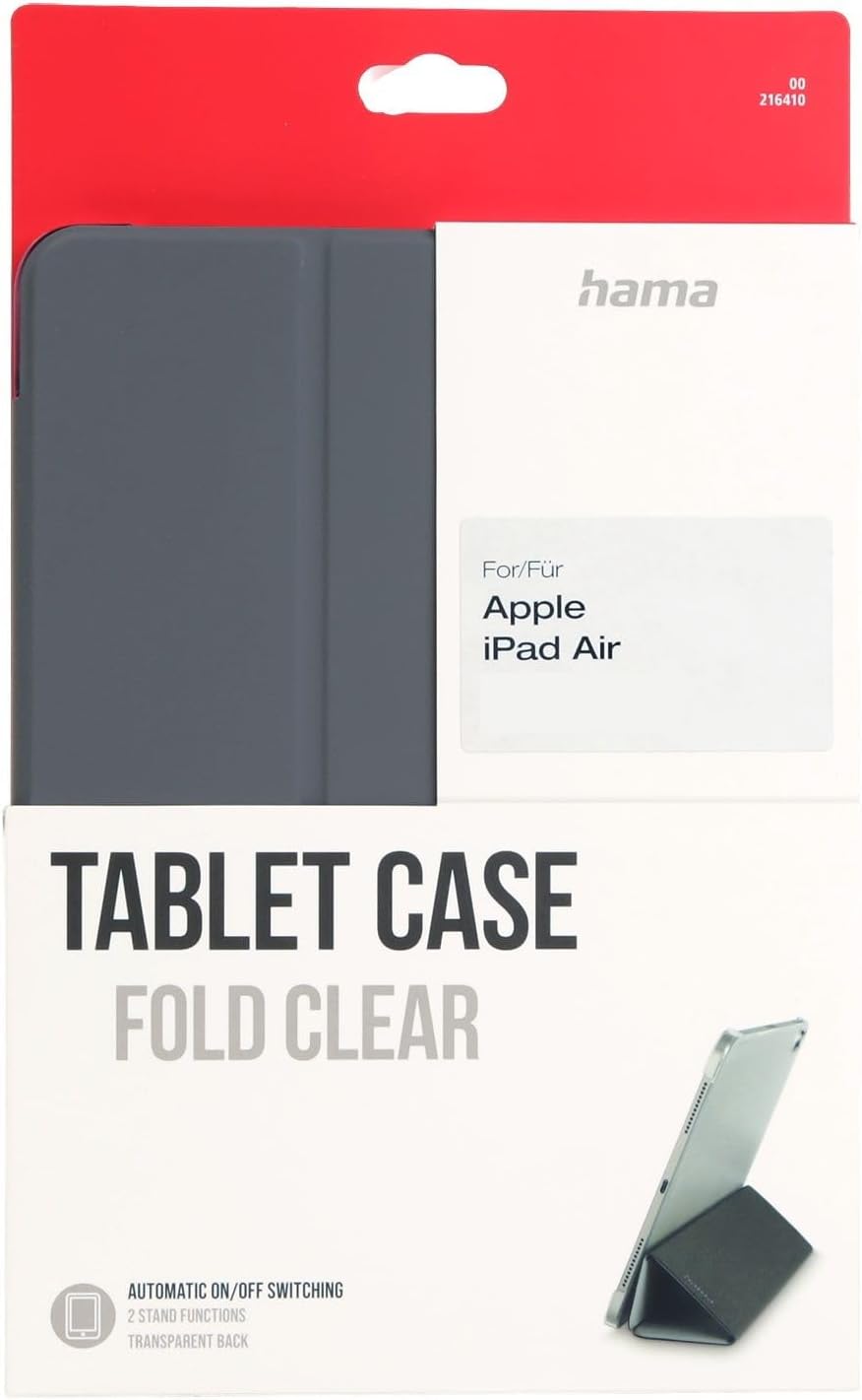Hama Hülle für iPad Air 4. Generation 2020 / 5. Generation 2022 10,9 Zoll (aufklappbares Case für Ap