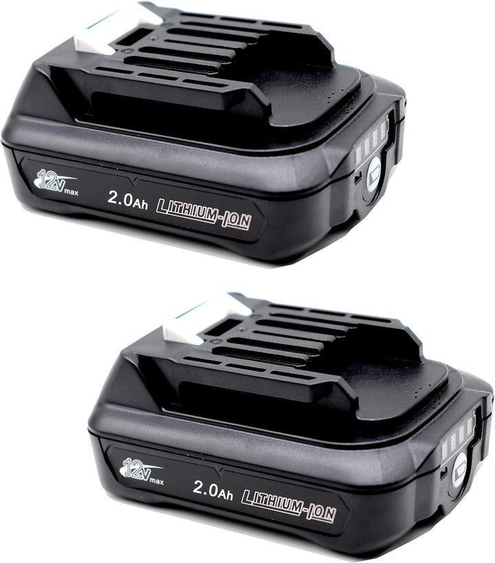FengWings® 2 Stück BL1021B Akku，12V 2,0Ah Ersatzakku für Makita 12V Akku BL1021B BL1016 BL1041B 1973