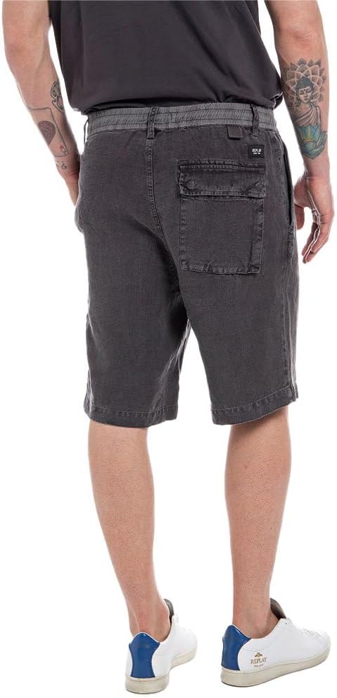 Replay Herren Shorts 27W 391 Dark Grey, 27W 391 Dark Grey
