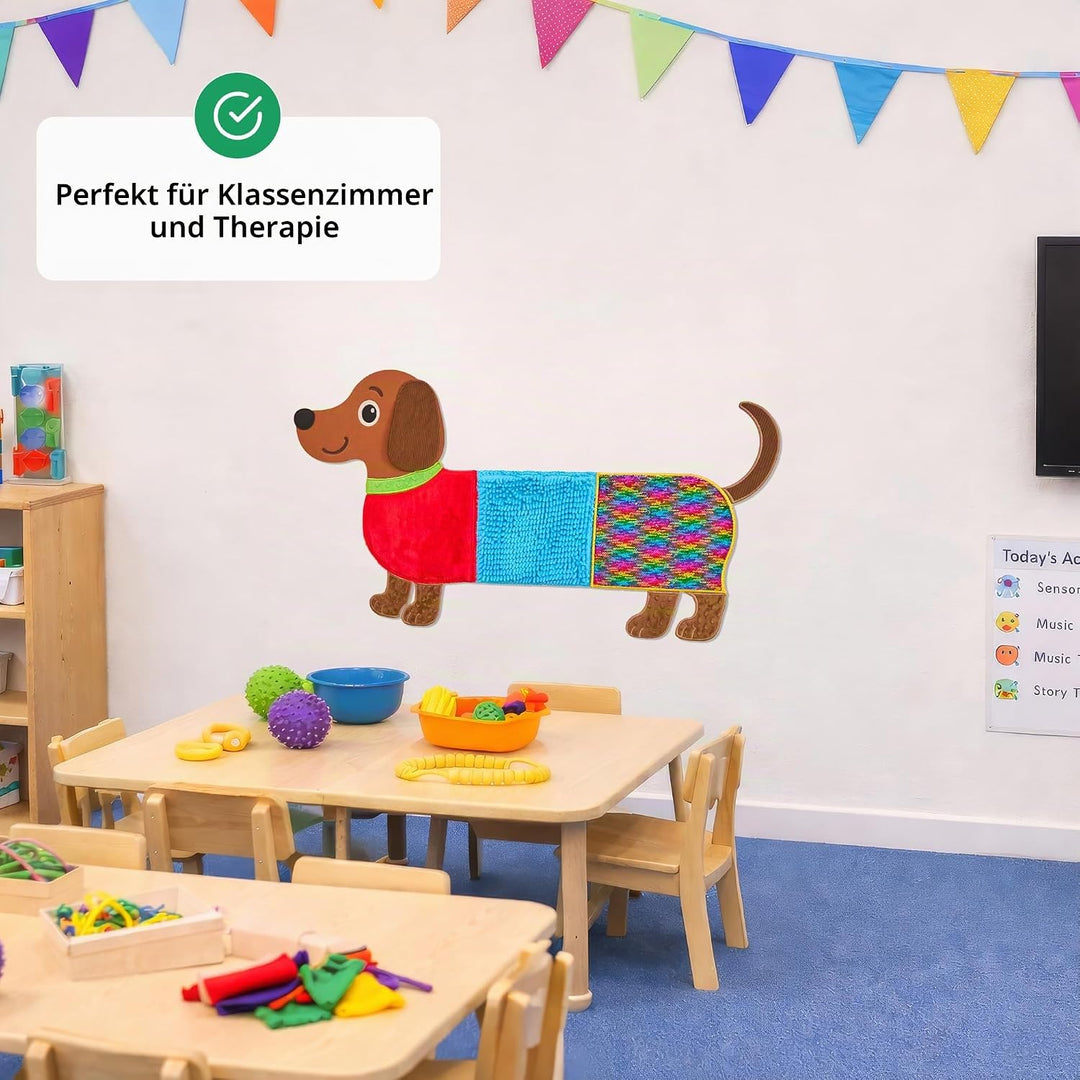 Sensory Wall v4 | Sensory Wall Panel (Dinosaur) Dog, Dog