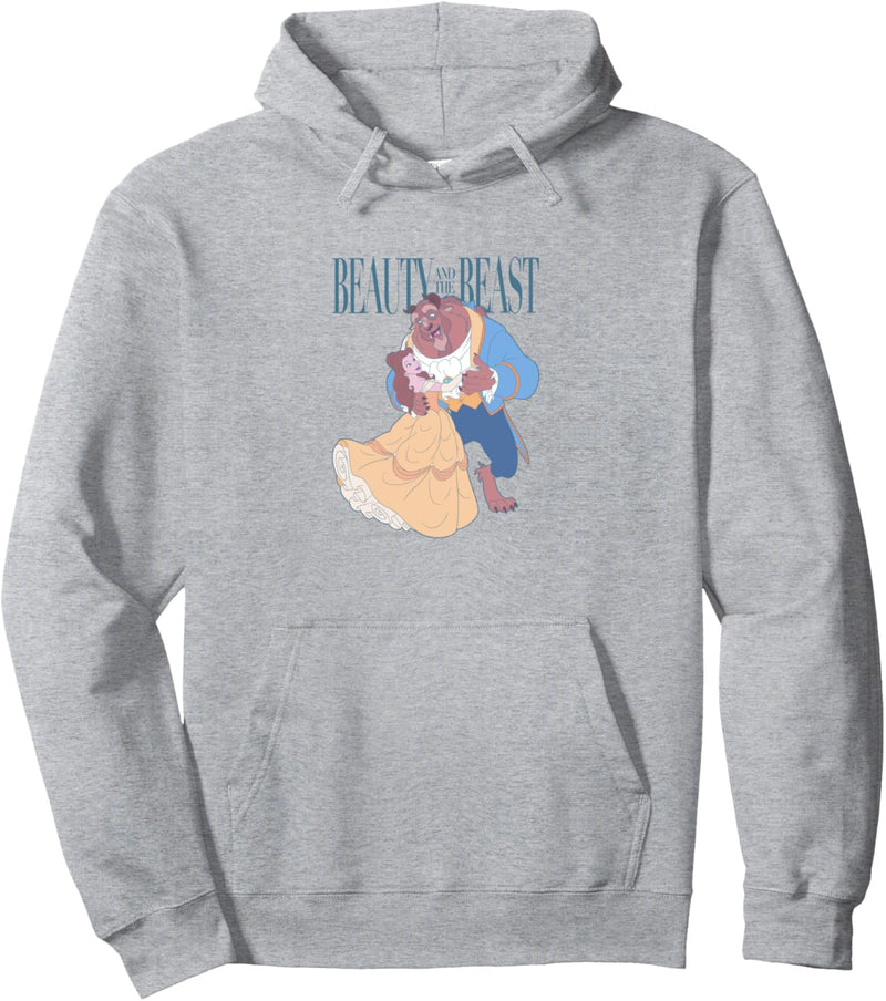 Disney Beauty And The Beast Belle And Beast Classic Portrait Pullover Hoodie