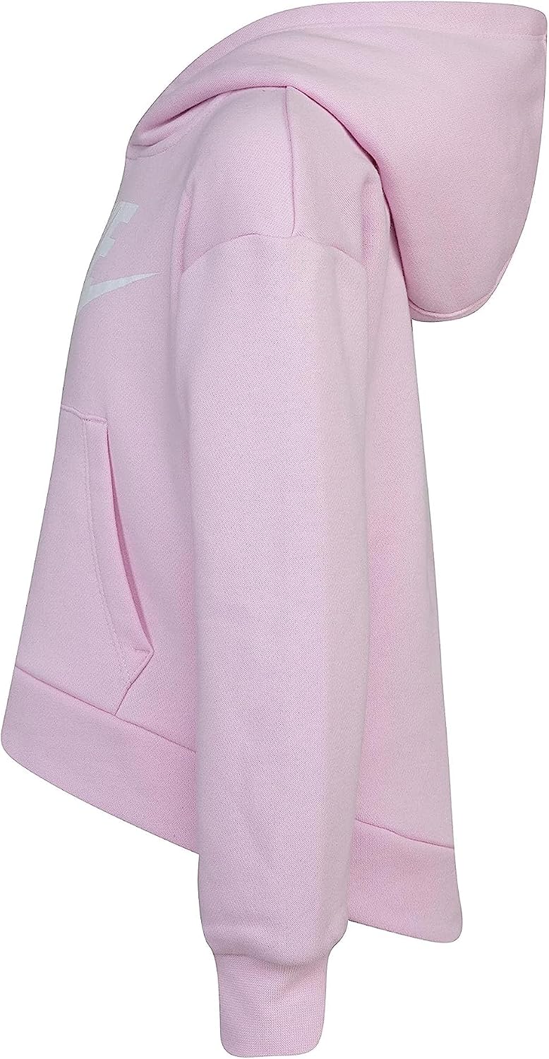 Nike Mädchen Club Hoodie Sweatshirt 5-6 Jahre A9y Pink Foam, 5-6 Jahre A9y Pink Foam